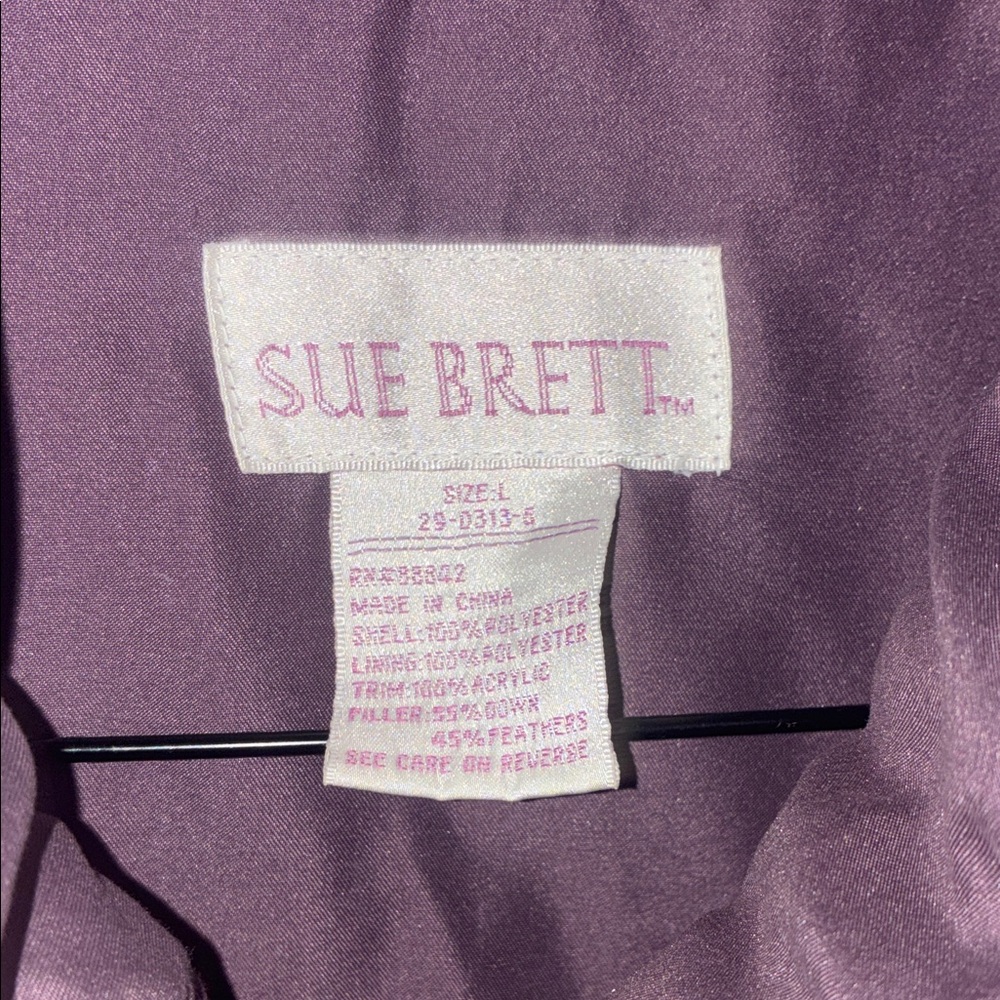 Sue Brett Jacket purple size large